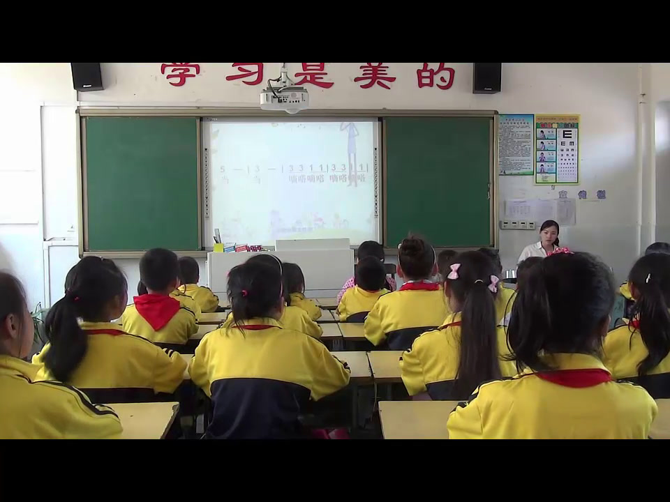 湘文艺版本音乐二上《（演唱）大钟和小钟》安徽明老师-县级优课