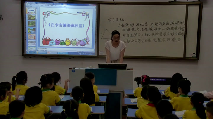 湘文艺版本音乐三上《（演唱）在卡吉德洛森林里》湖北崔老师-县级优课