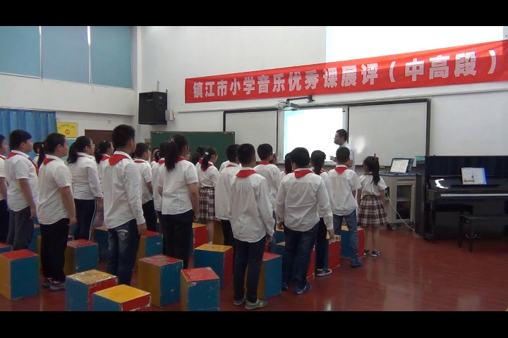 苏少版音乐四上《听落水天雷鸣电闪波尔卡》江苏李老师-县级优课