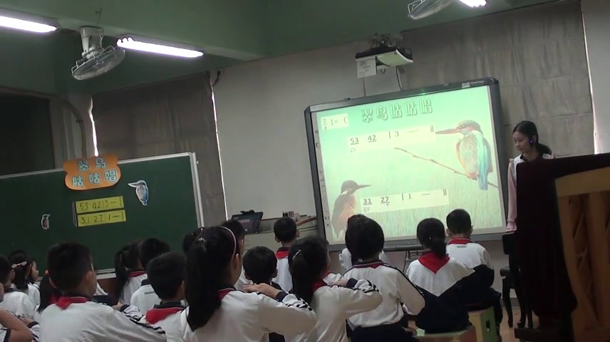 花城粤教版音乐三上《歌曲《翠鸟咕咕唱》》广东陈老师-市一等奖