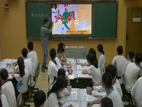 部编版历史九下《第15课第二次世界大战》湖南李老师-省一等奖