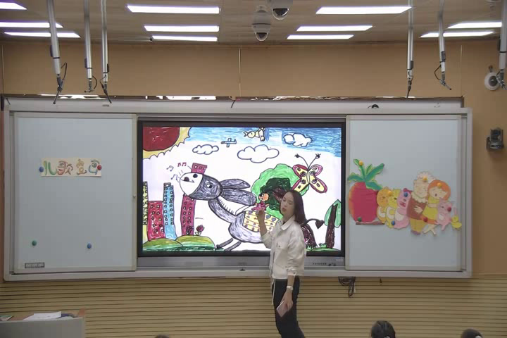 人教版美术二上《第11课　儿歌变画》贵州余老师-市一等奖