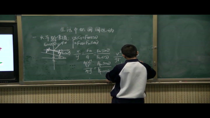 人教版物理必修2《7.生活中的圆周运动》陕西张老师-全国一等奖