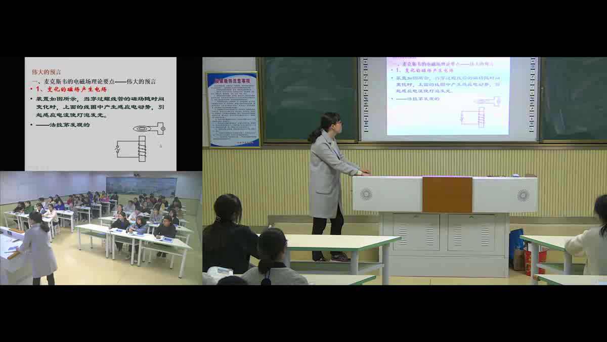 人教版物理选修1—1《一、电磁波的发现》安徽陈老师-市一等奖