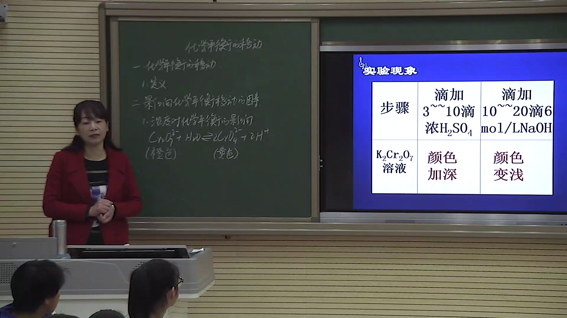 人教版化学选修4《影响化学平衡移动的条件》甘肃杨老师-省一等奖