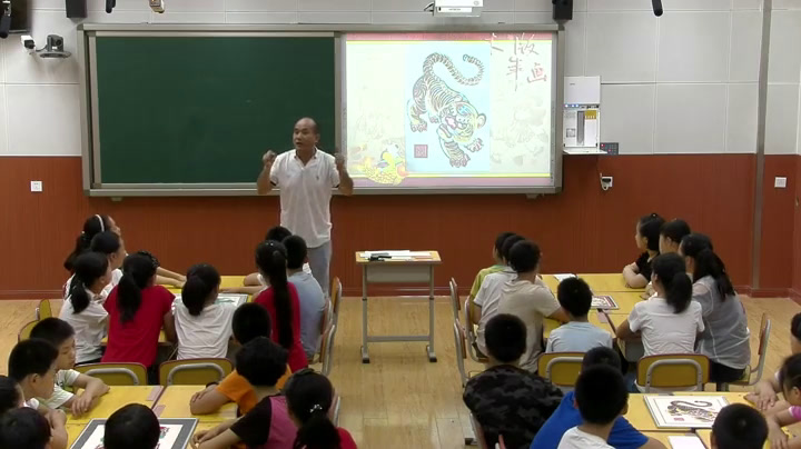 冀美版美术五上《10.木版年画》河北王老师-全国一等奖