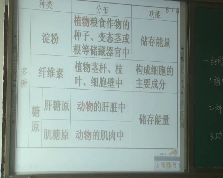 人教版生物必修1《第4节　细胞中的糖类和脂质》吉林孟老师-全国一等奖
