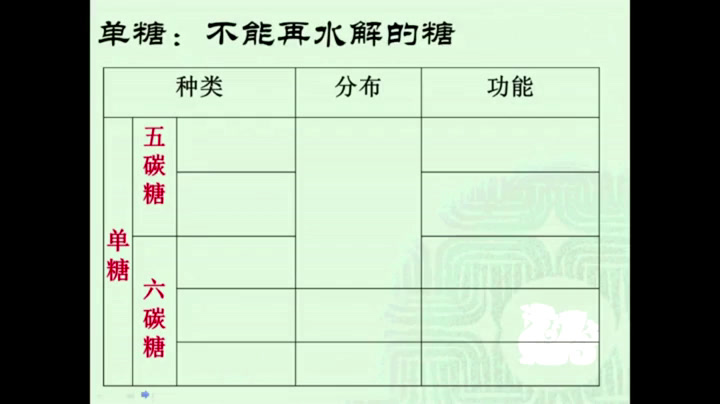 人教版生物必修1《第4节细胞中的糖类和脂质》辽宁杨老师-市一等奖