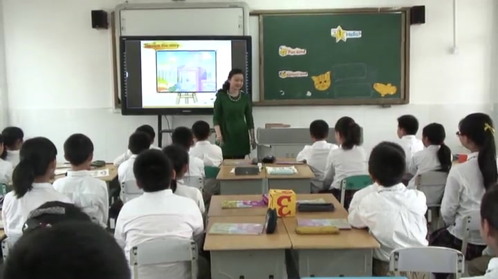 译林版英语三上《Unit1 Hello-Fun time&Cartoon time》江苏老师-市一等奖