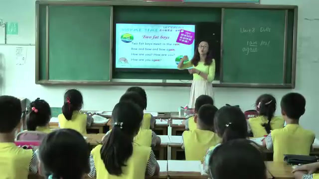 译林版英语四上《Unit8 Dolls-Sound time,Rhyme time,Checkout time &Ticking time》江苏老师-市一等奖