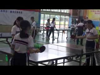 人教版高中体育《正、反手攻球》广东黎老师-省一等奖