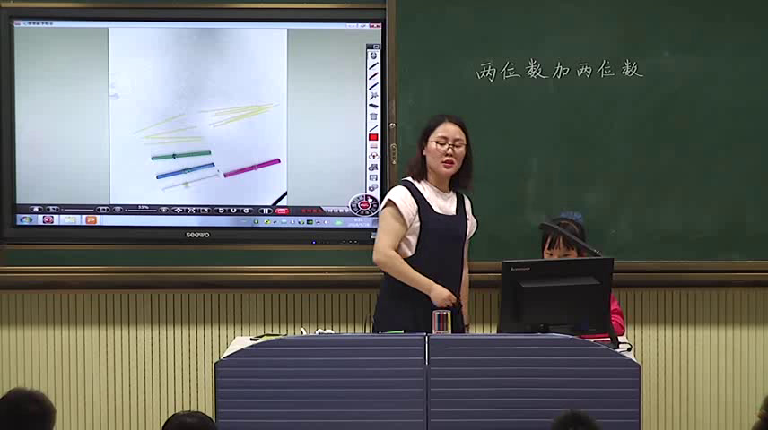 苏教版数学一下《5.两位数加两位数（进位）》江苏潘老师-市一等奖