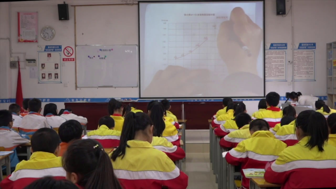 苏教版数学五下《1.单式折线统计图的认识和应用》广西彭老师-省一等奖