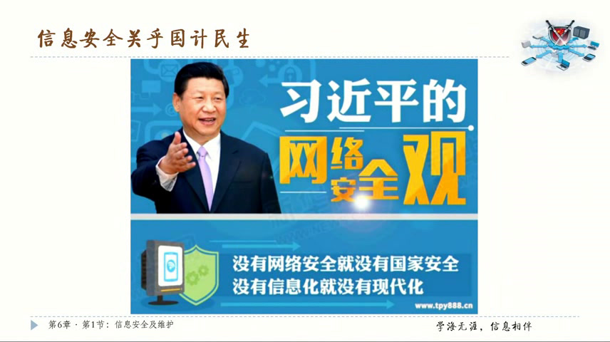 粤教版必修信息技术基础《6.1.1信息安全问题》辽宁李老师-县级优课