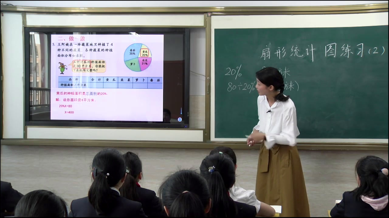 苏教版数学六下《3、扇形统计图和选择统计图练习》安徽高老师-市一等奖