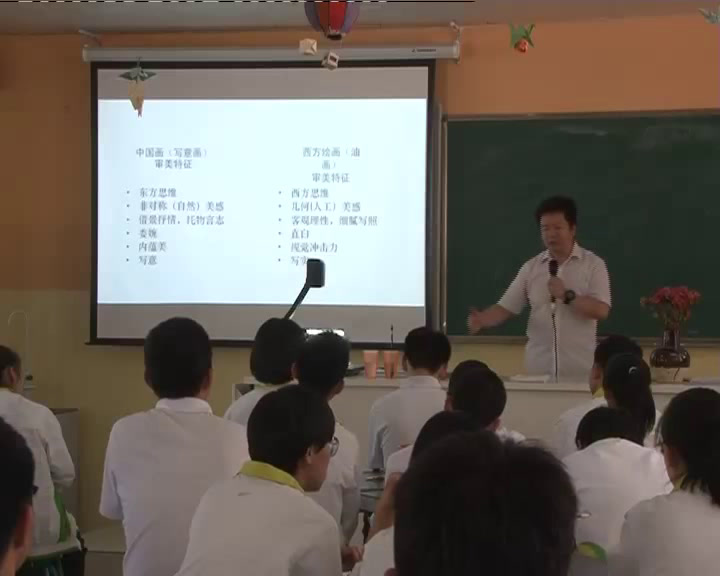 人教版高中美术《第二课中国画的艺术境界和艺术语言》陕西王老师-全国一等奖