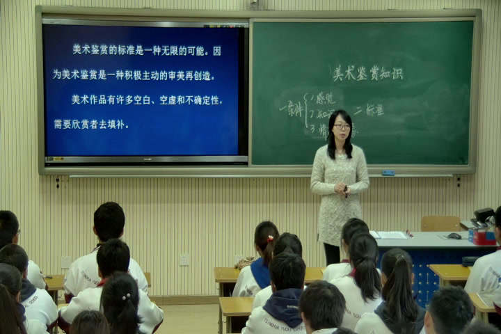 人教版高中美术《第一课学些美术鉴赏知识》北京王老师-县级优课