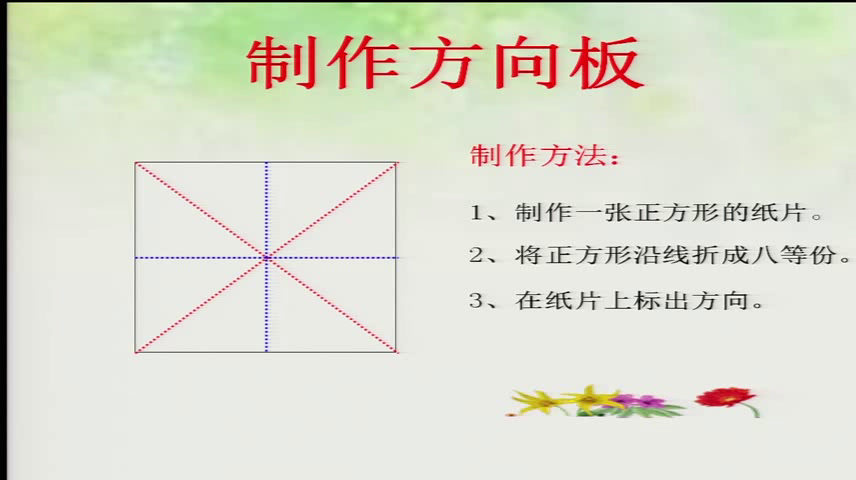 冀教版数学三下《认识东北、西北、东南、西南》河北高老师-全国一等奖