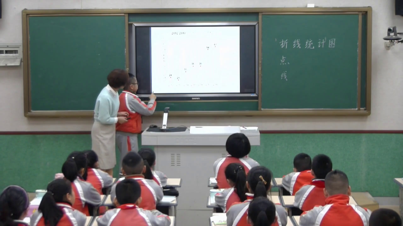 冀教版数学五下《认识单式折线统计图》福建刘老师-市一等奖