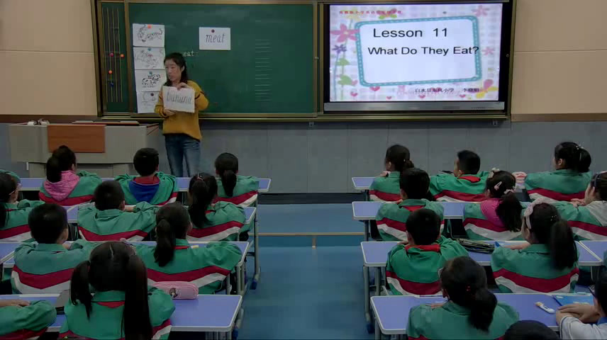 冀教版英语三下《Lesson11WhatDoTheyEat》陕西李老师-省一等奖