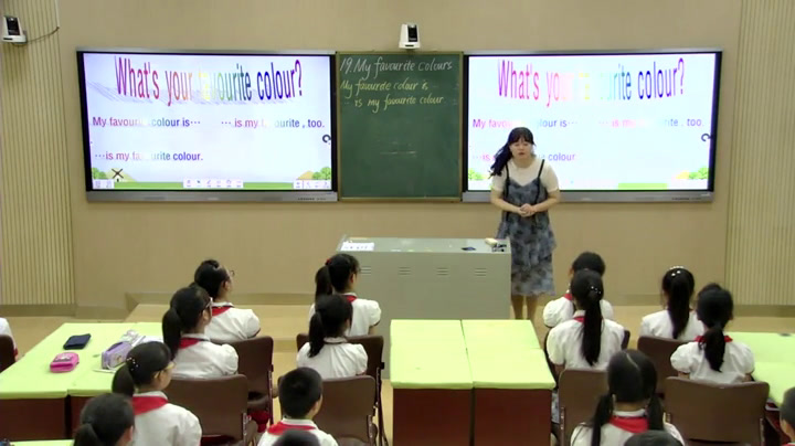冀教版英语四下《Lesson19MyFavouriteColours》湖北胡老师-全国一等奖