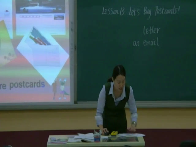 冀教版英语五下《Lesson13Let'sBuyPostcards》河北徐老师-市一等奖
