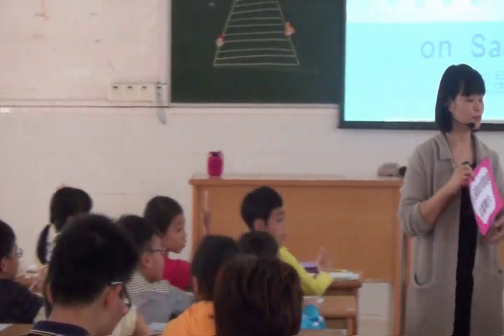 外研版英语三下《Unit2DoesyourmumgotoworkonSaturdays》广东崔老师-市一等奖