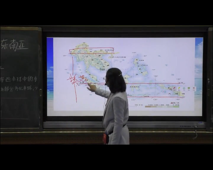 粤人版地理七下《第二节东南亚》宁夏马老师-市一等奖