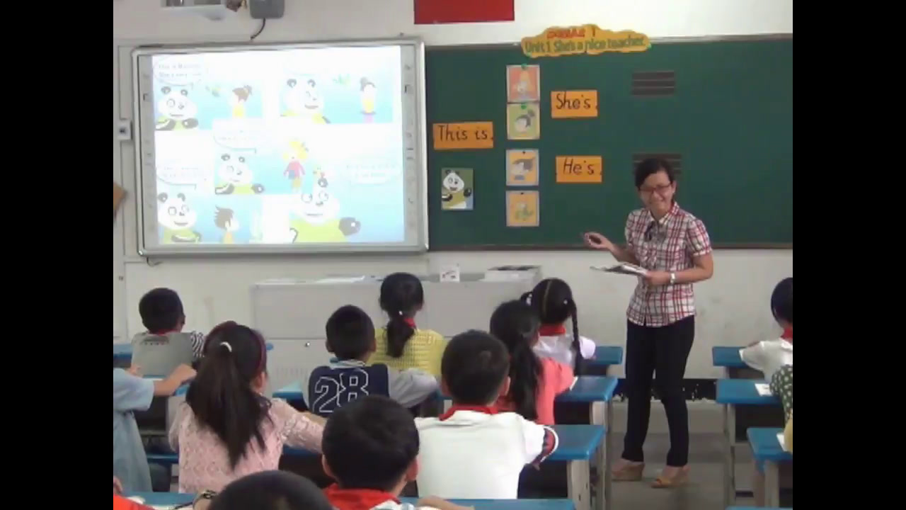 外研版英语四下《Unit1She'saniceteacher.》福建林老师-全国一等奖