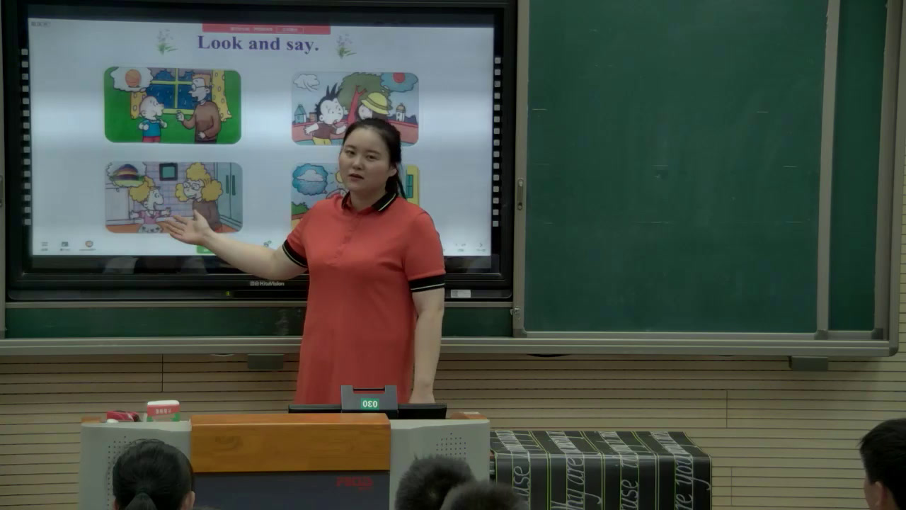 外研版英语六下《Unit2Whyareyouwearingahat》河南郭老师-全国一等奖
