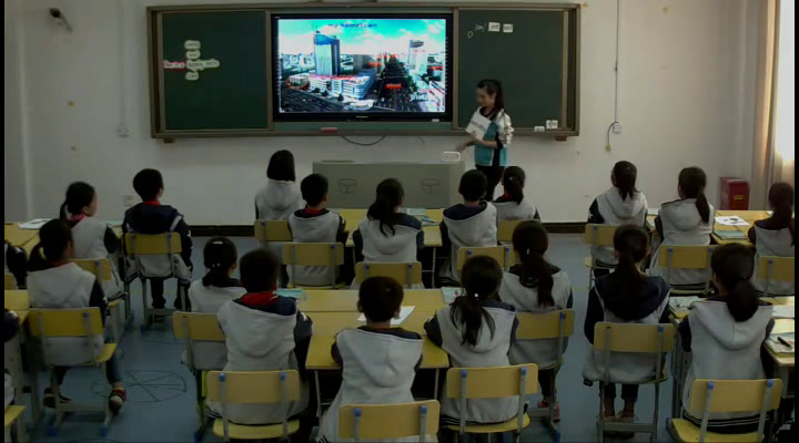 湘少版英语五下《Unit7There'sapostofficenearmyschool.》湖南唐老师-县级优课