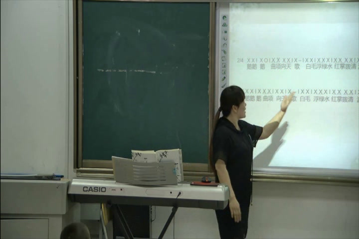 人教版音乐一下《唱歌　咏鹅》新疆刘老师-市一等奖
