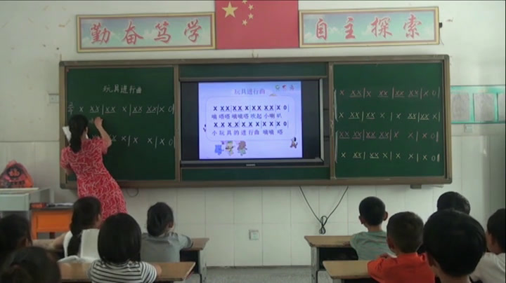 人教版音乐一下《读童谣　玩具进行曲》江苏刘老师-县级优课
