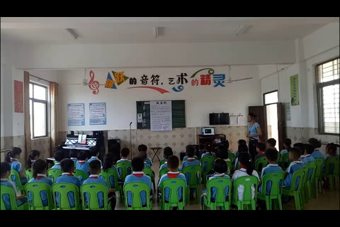人教版音乐二下《歌表演　健康歌》海南李老师-省一等奖