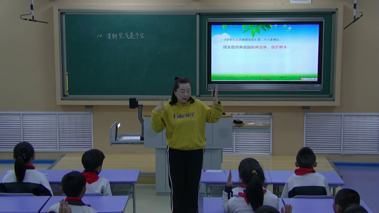 部编版道德与法治二下《10清新空气是个宝》辽宁郑老师-省一等奖