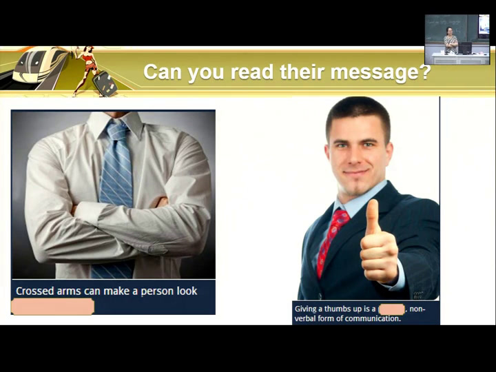 译林版英语模块三《Task(1)：Reporting on body language：Skills building 1 and 2》江苏王老师-市一等奖