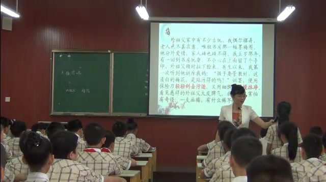 部编版语文五下《 梅花魂》广西陈老师-全国一等奖