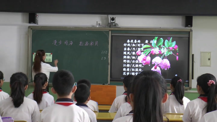部编版语文四下《综合性学习：轻叩诗歌大门》天津市岳老师-省一等奖