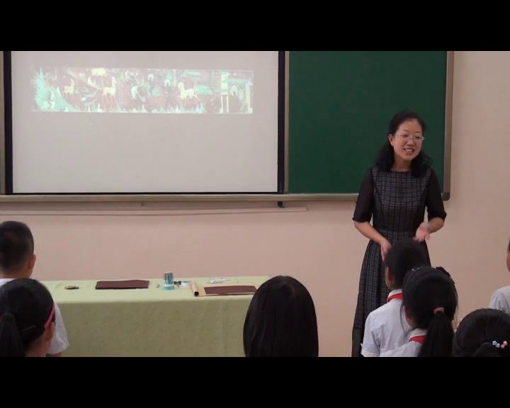 湘美版美术五下《11.石壁上的九色鹿》甘肃颉老师-省一等奖