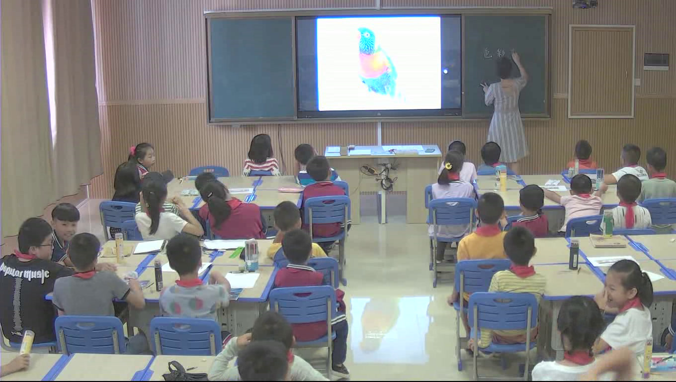 湘美版美术四下《12.色彩取样》海南聂老师-市一等奖