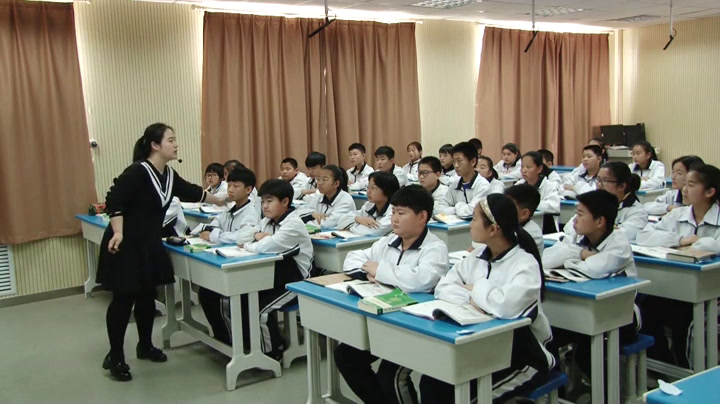 部编版语文六下《学弈》山东老师-市一等奖