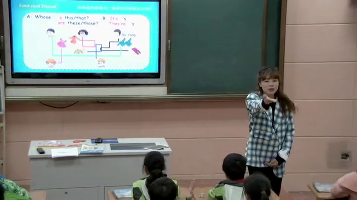 译林版英语四下《Unit 6 Whose dress is this-Sound time, Rhyme time, Checkout time & Ticking time》江苏老师-市一等奖