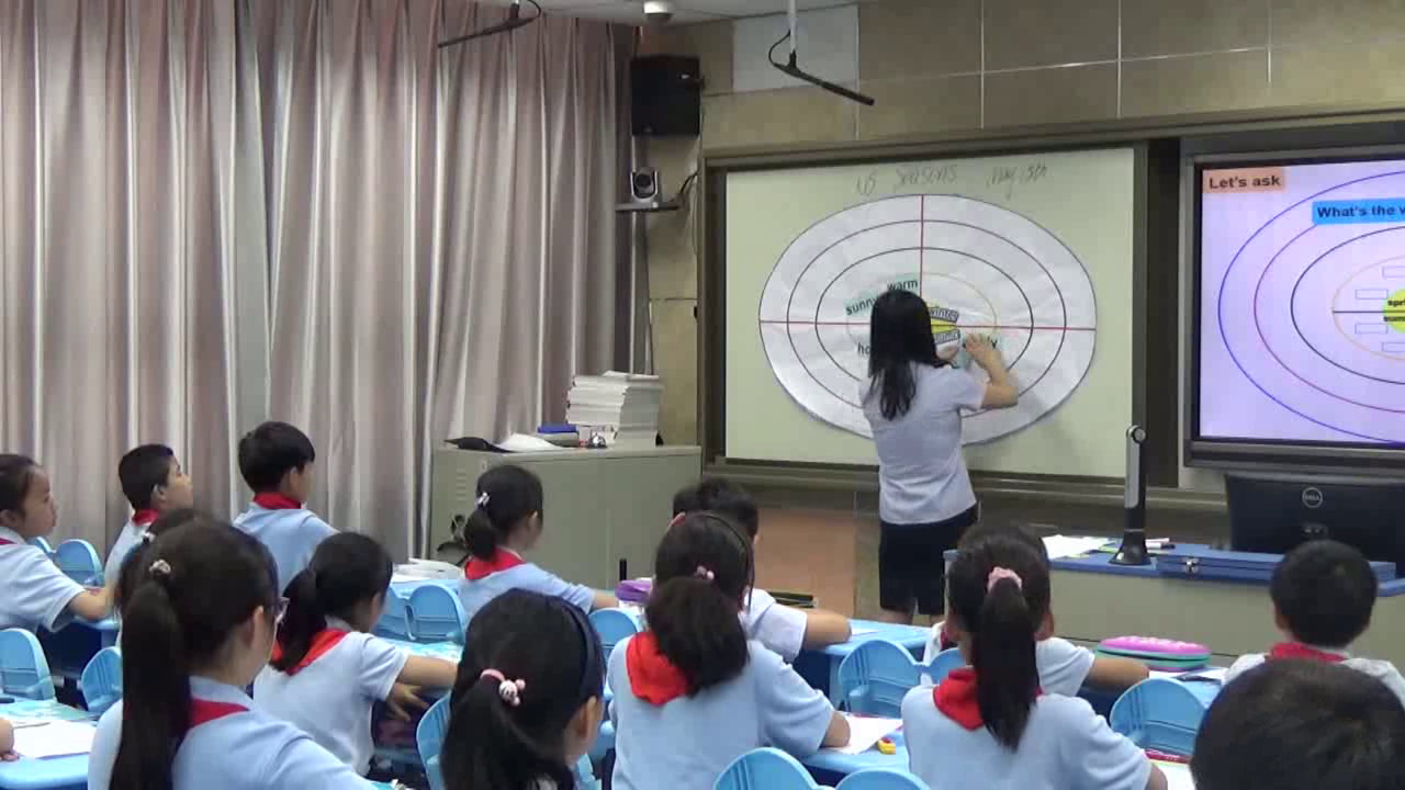 译林版英语四下《Unit 5 Seasons-Sound time, Song time, Checkout time & Ticking time》江苏周老师-全国一等奖