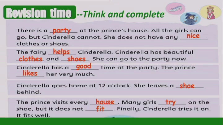 译林版英语五下《Unit 1 Cinderella-Checkout time & Ticking time》江苏徐老师-市一等奖