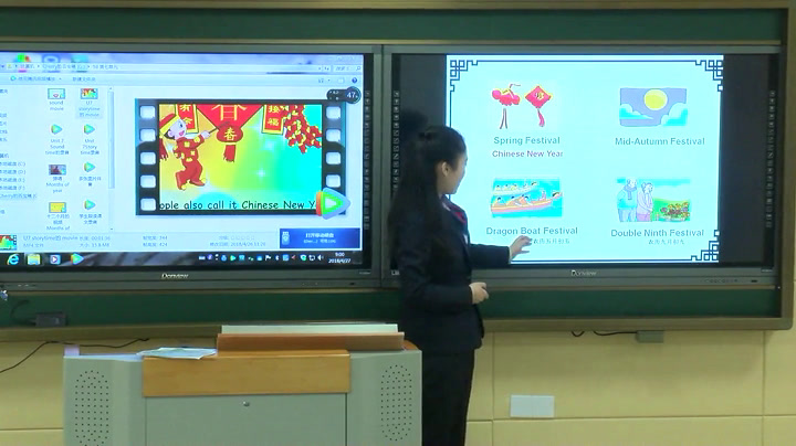 译林版英语五下《Unit 7 Chinese festivals-Story time》江苏老师-市一等奖