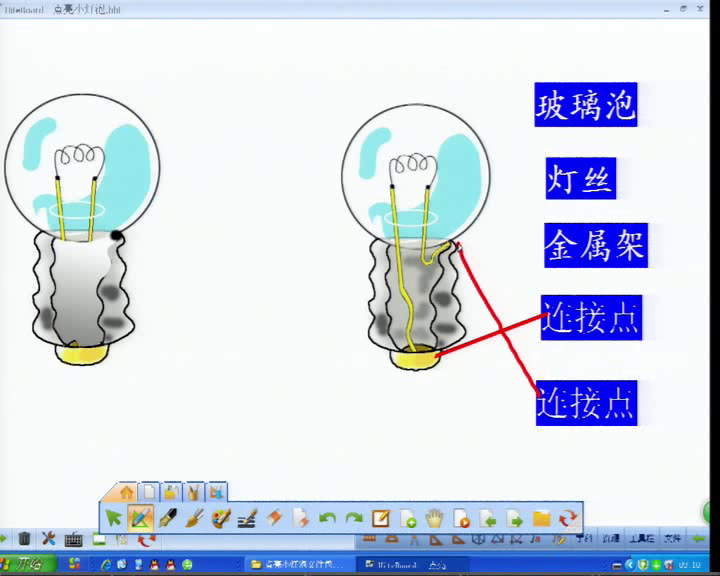 教科版科学四下《点亮小灯泡》河北刘老师-全国一等奖