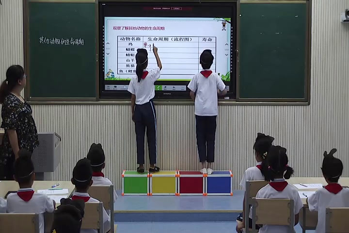 教科版科学三下《其他动物的生命周期》宁夏马老师-全国一等奖