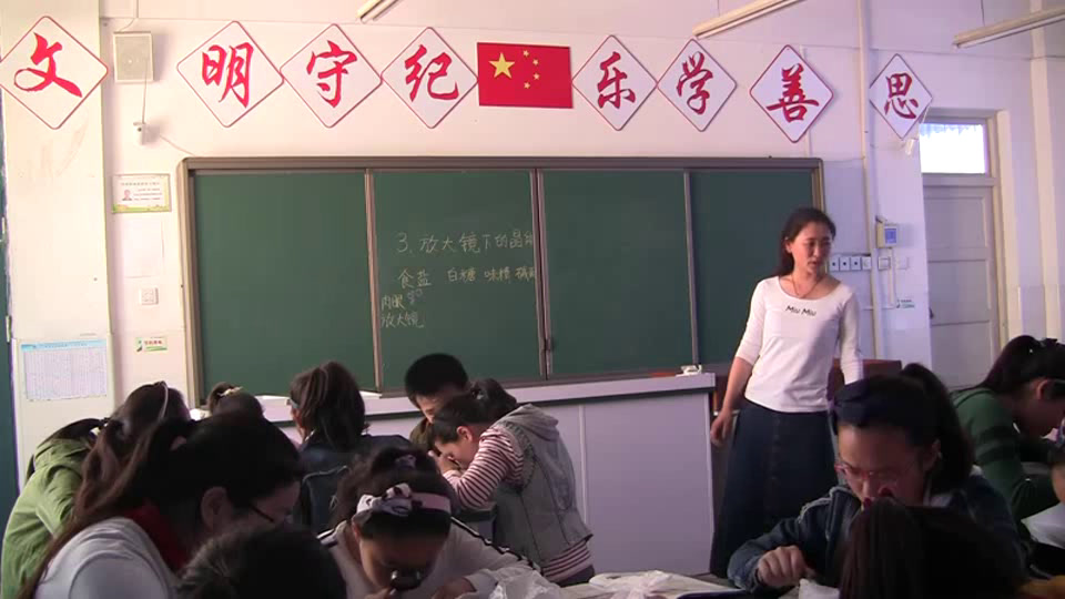 教科版科学六下《放大镜下的晶体》安徽尹老师-市一等奖