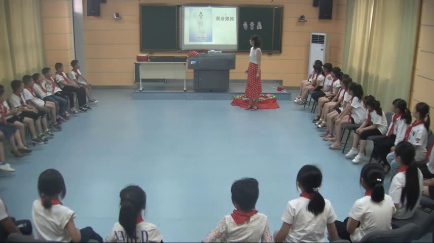 湘文艺版音乐三下《（演唱）彩莲船》湖南彭老师-县级优课