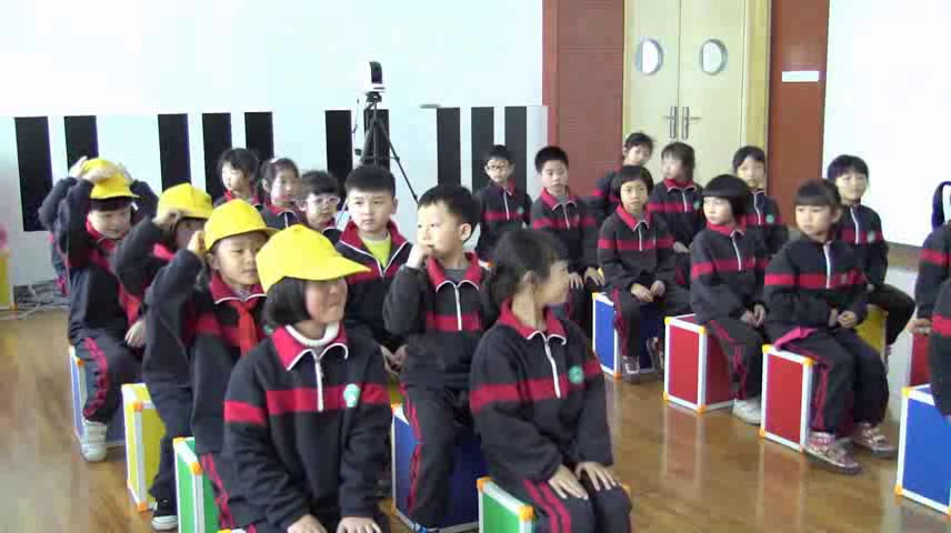 湘文艺版音乐三下《（歌表演）小黄帽》湖南柳老师-全国一等奖